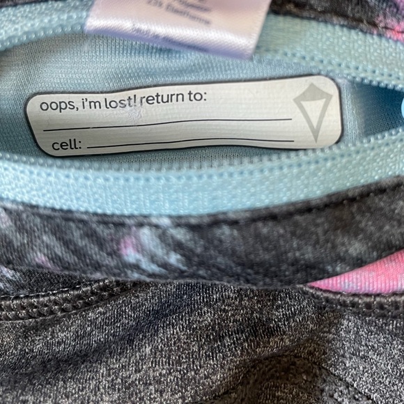 Ivivva Gray Cropped Leggings Size 12 - Picture 3 of 9